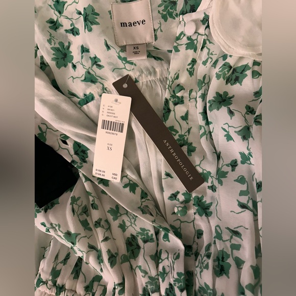 Maeve Short Sleeve Collared Mini Dress - Anthropologie - Picture 5 of 10